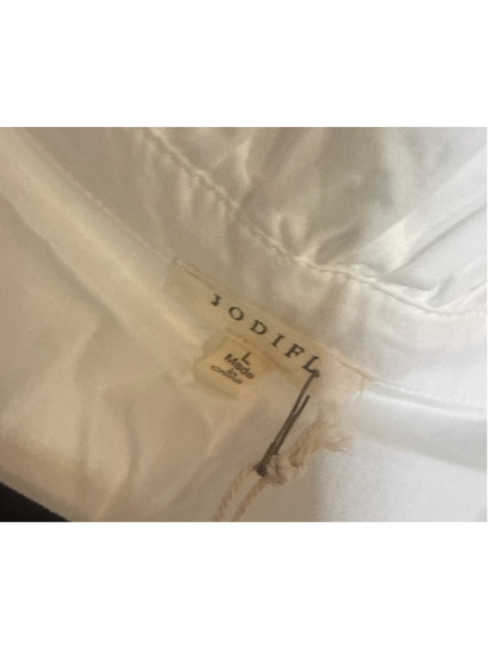 JODIFL White Eyelet Mini Dress L - Picture 5 of 5